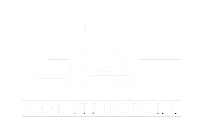 Logo blanco GAF constructora